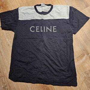 Celine Black and White Men's Shirt
